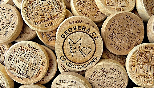 Výroba CWG, Czech Wood Geocoin - geocaching, laserové gravírování